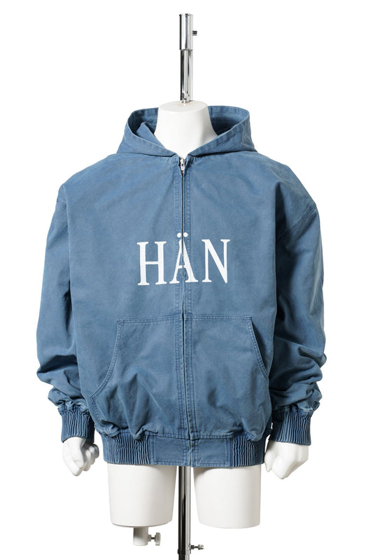 OVERSIZED CANVAS JACKET / BLUE