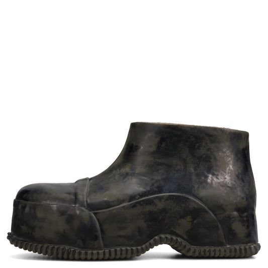 LOW RUBBER BOOT / TREATED - GREEN