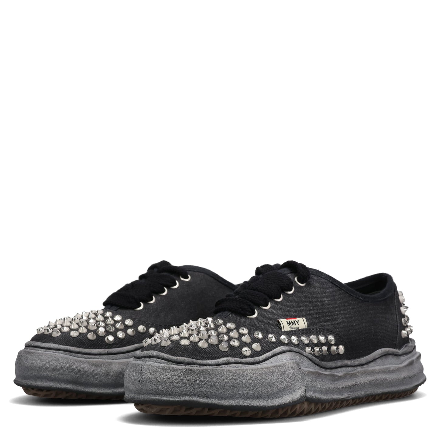 BAKER STUDDED LOW / 129:BLK/BLK