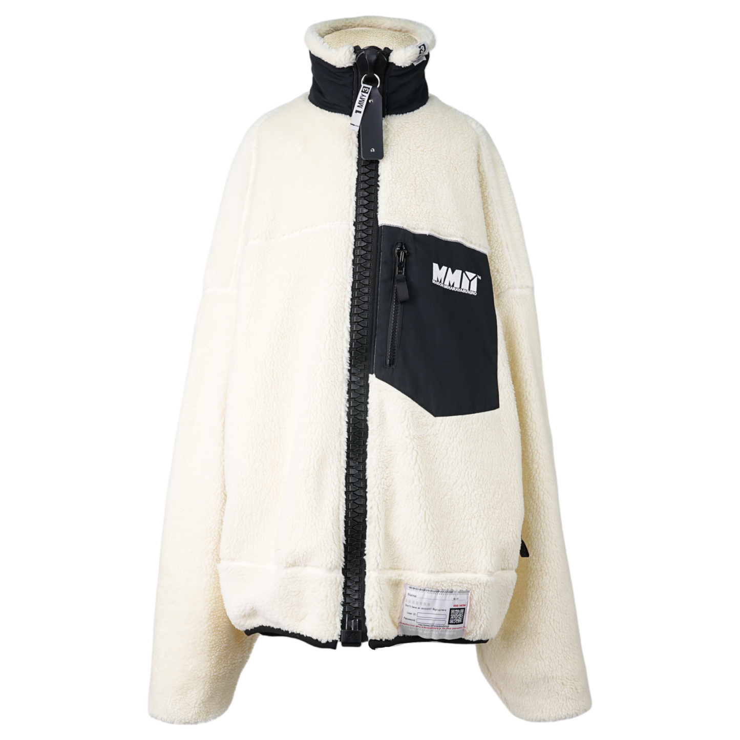 HUGE BOA BLOUSON / WHITE