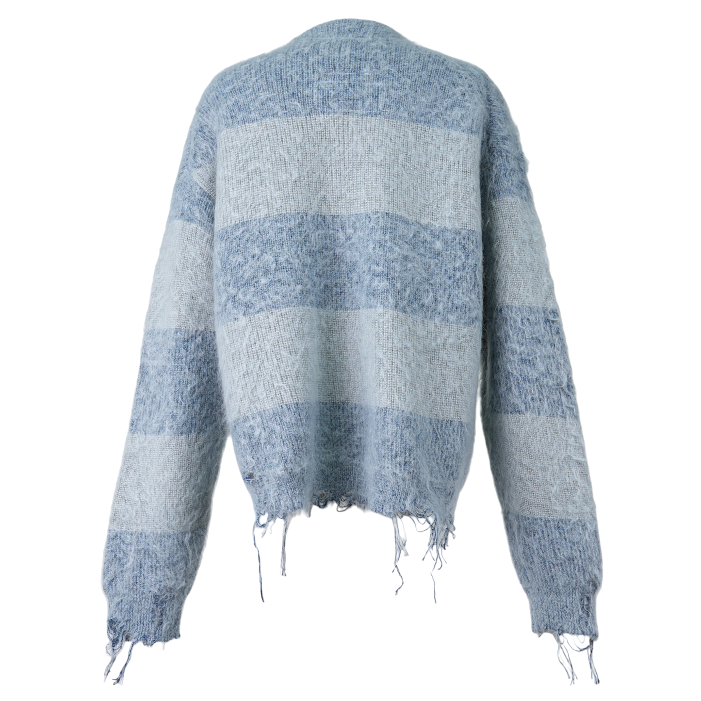 MOHAIR KNIT CARDIGAN / BLUE