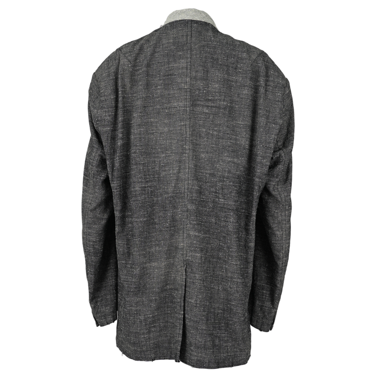 SLUB NEP TWEED BLAZER / BLACK