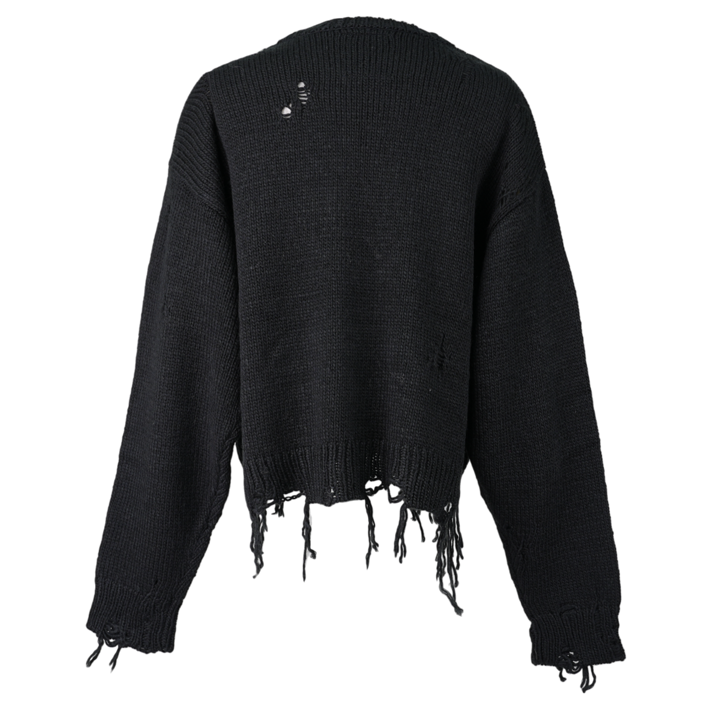 DUCK KNIT PULLOVER / BLACK