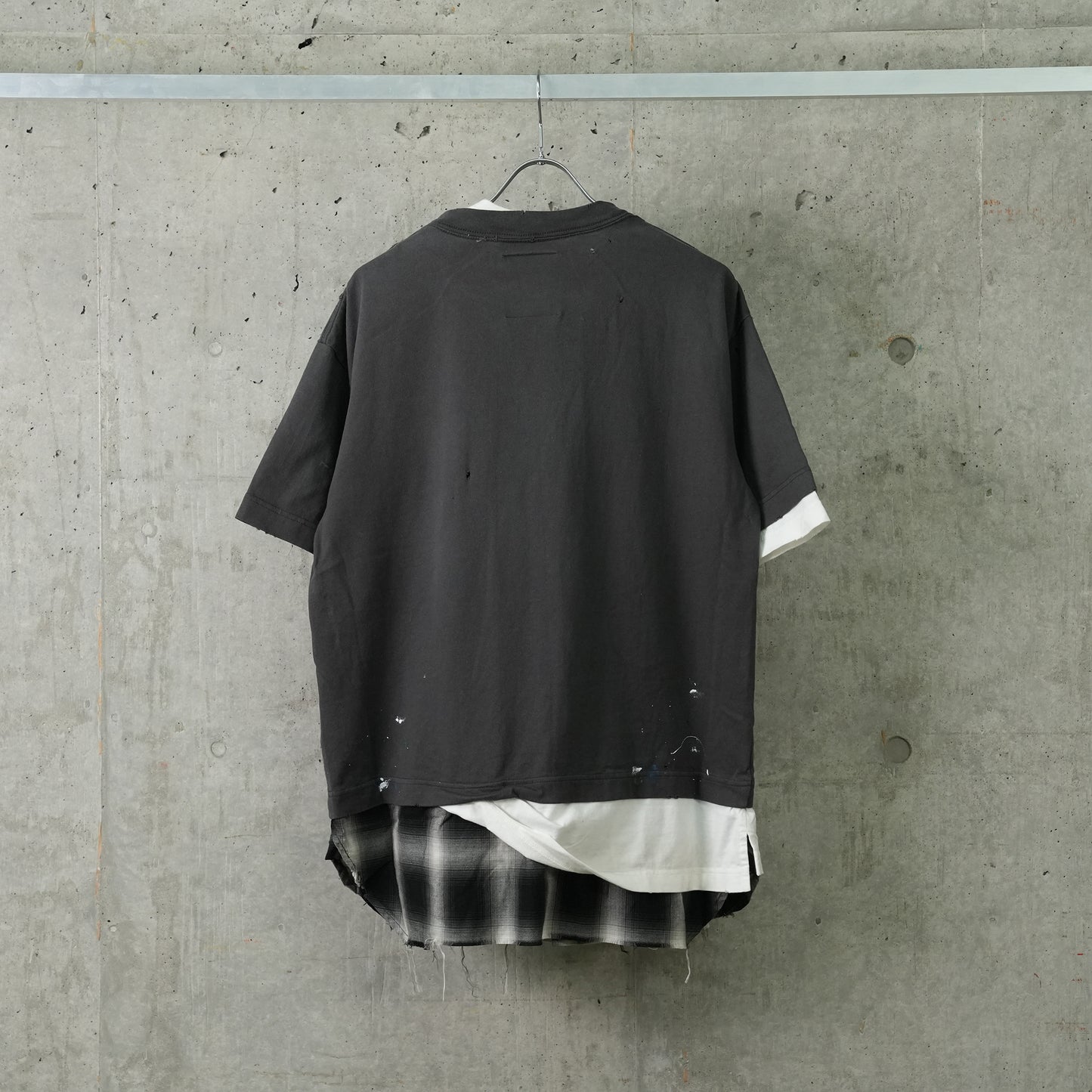 TRIPLE LAYERED TEE / BLACK