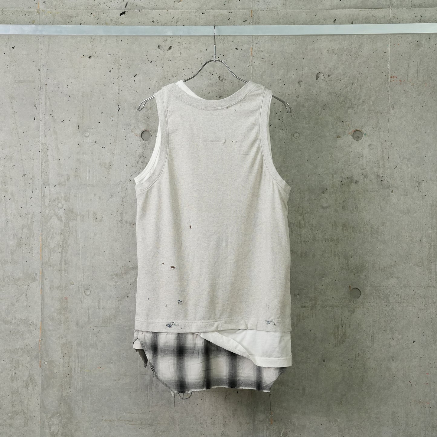 TRIPLE LAYERED TANK TOP / WHITE