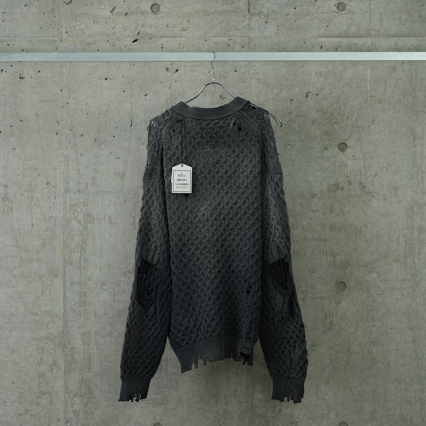 SUN FADED KNIT CD / BLACK