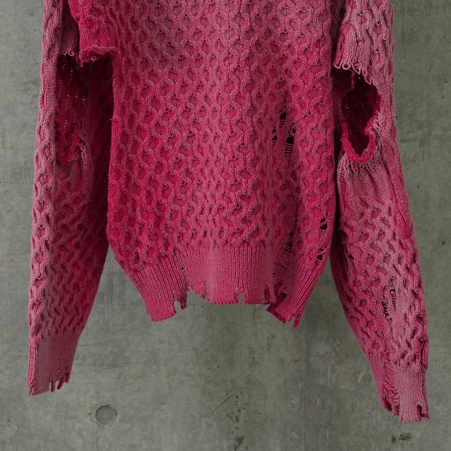 SUN FADED KNIT CD / PINK