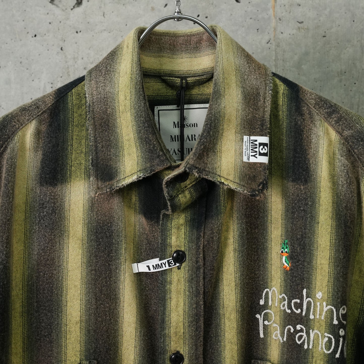 STRIPE L/S SHIRTS / GREEN