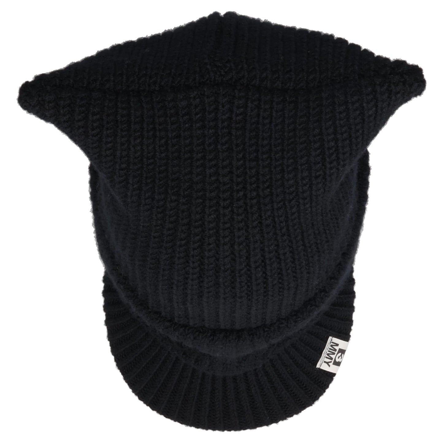 KNIT CAT EARS CAP / BLACK