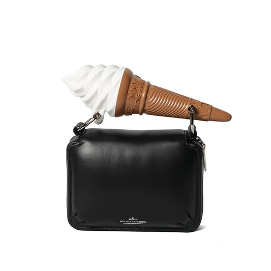 TOY/SOFT SERVE MINI WALLET  BAG / BLACK