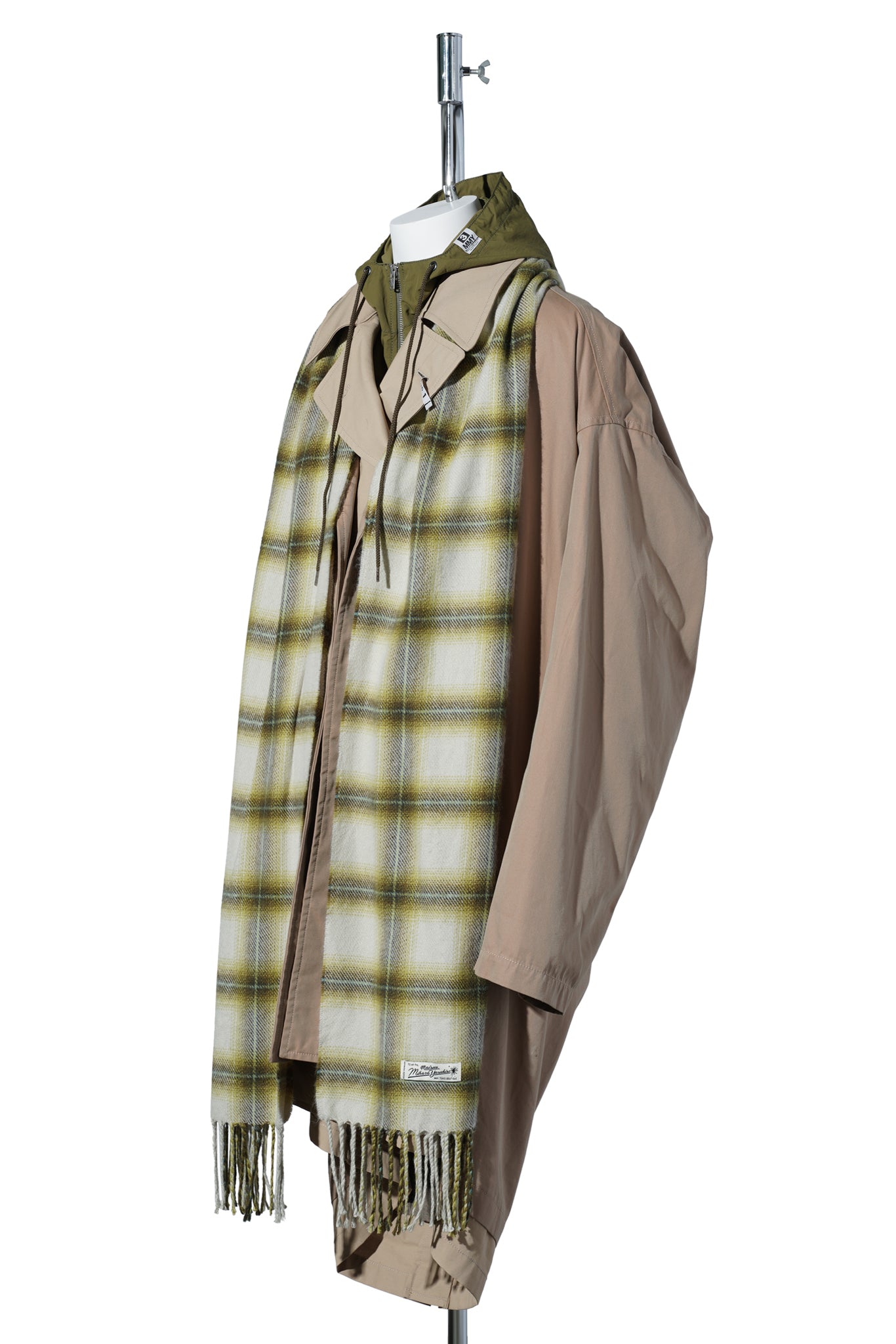 TRIPLE LAYERED COAT / BEIGE