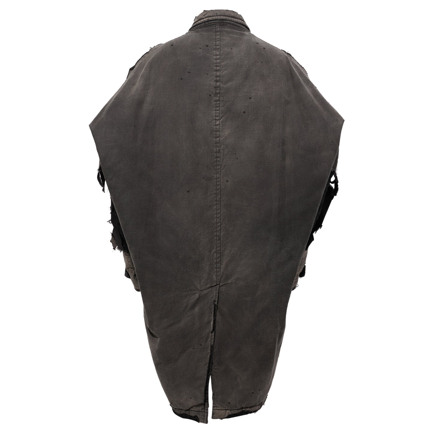 DISTRESSED BALMACAAN COAT / BLACK