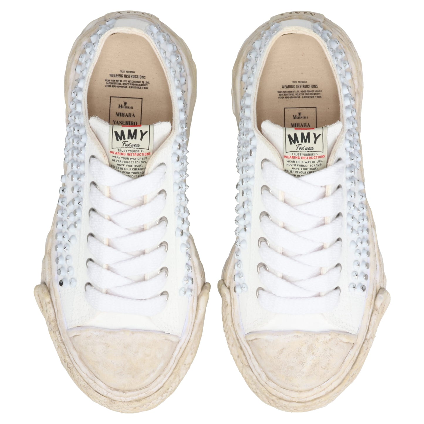 PTSN23 STUDS LOW-TOP / 011:WHITE