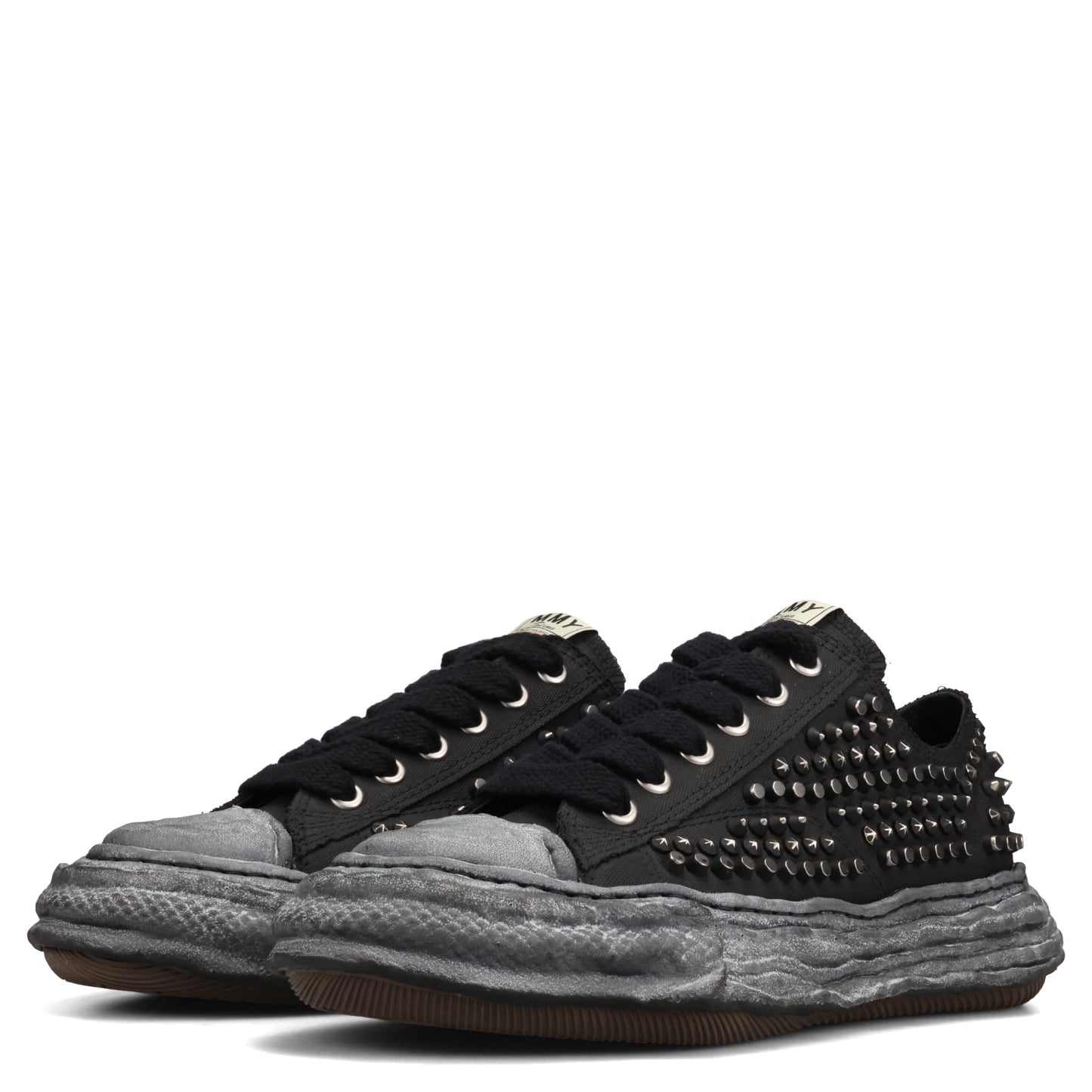 PTSN23 STUDS LOW-TOP / 129:BLK/BLK