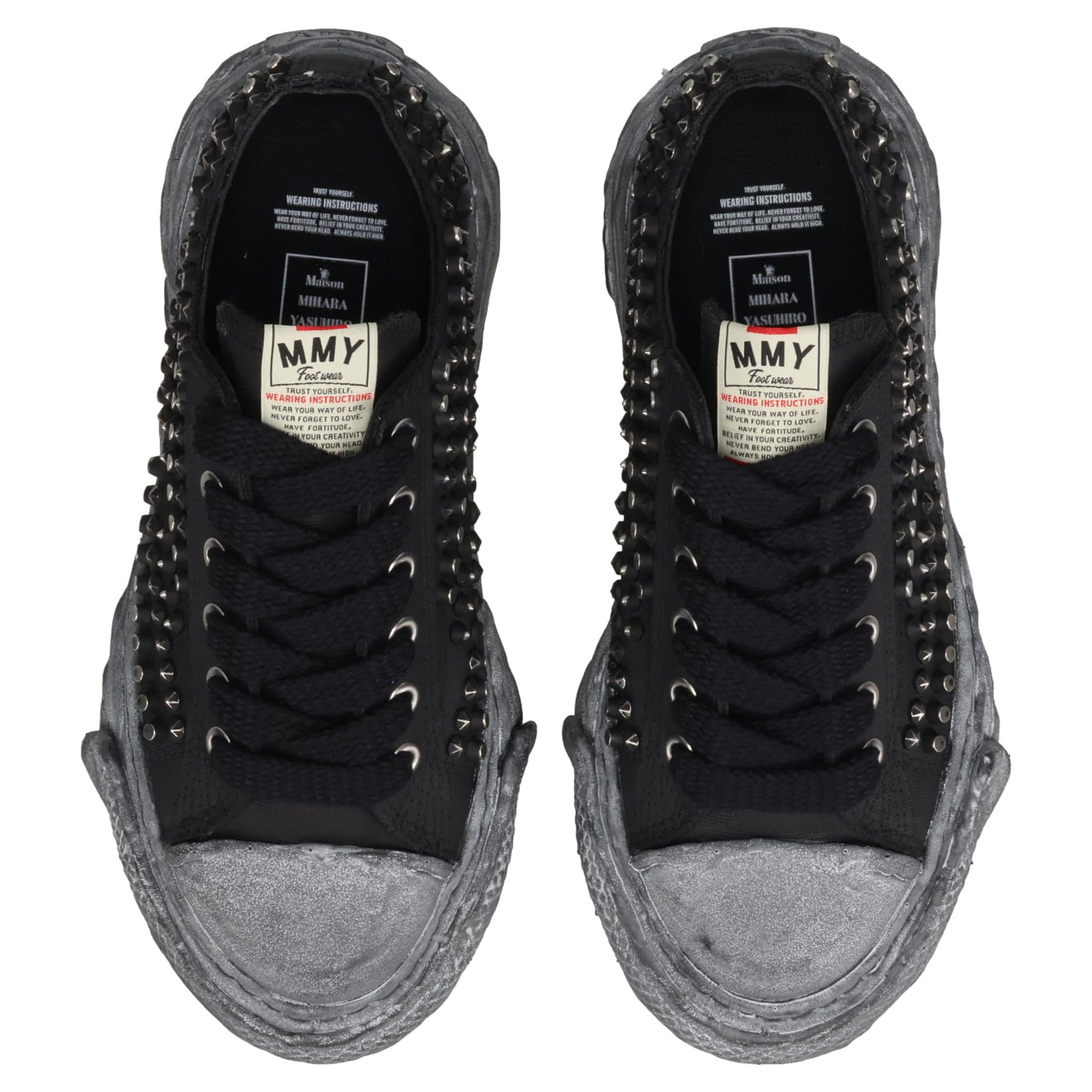 PTSN23 STUDS LOW-TOP / 129:BLK/BLK