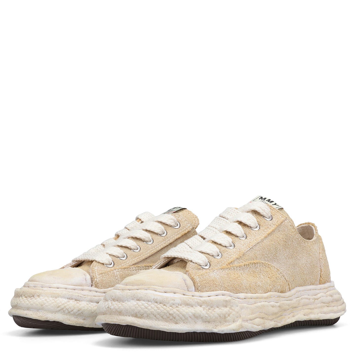 PETERSON 23 VINTAGE SUEDE LOW-TOP SNEAKER / 011:WHITE