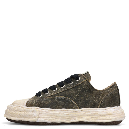 PETERSON 23 VINTAGE SUEDE LOW-TOP SNEAKER / 018:BLACK