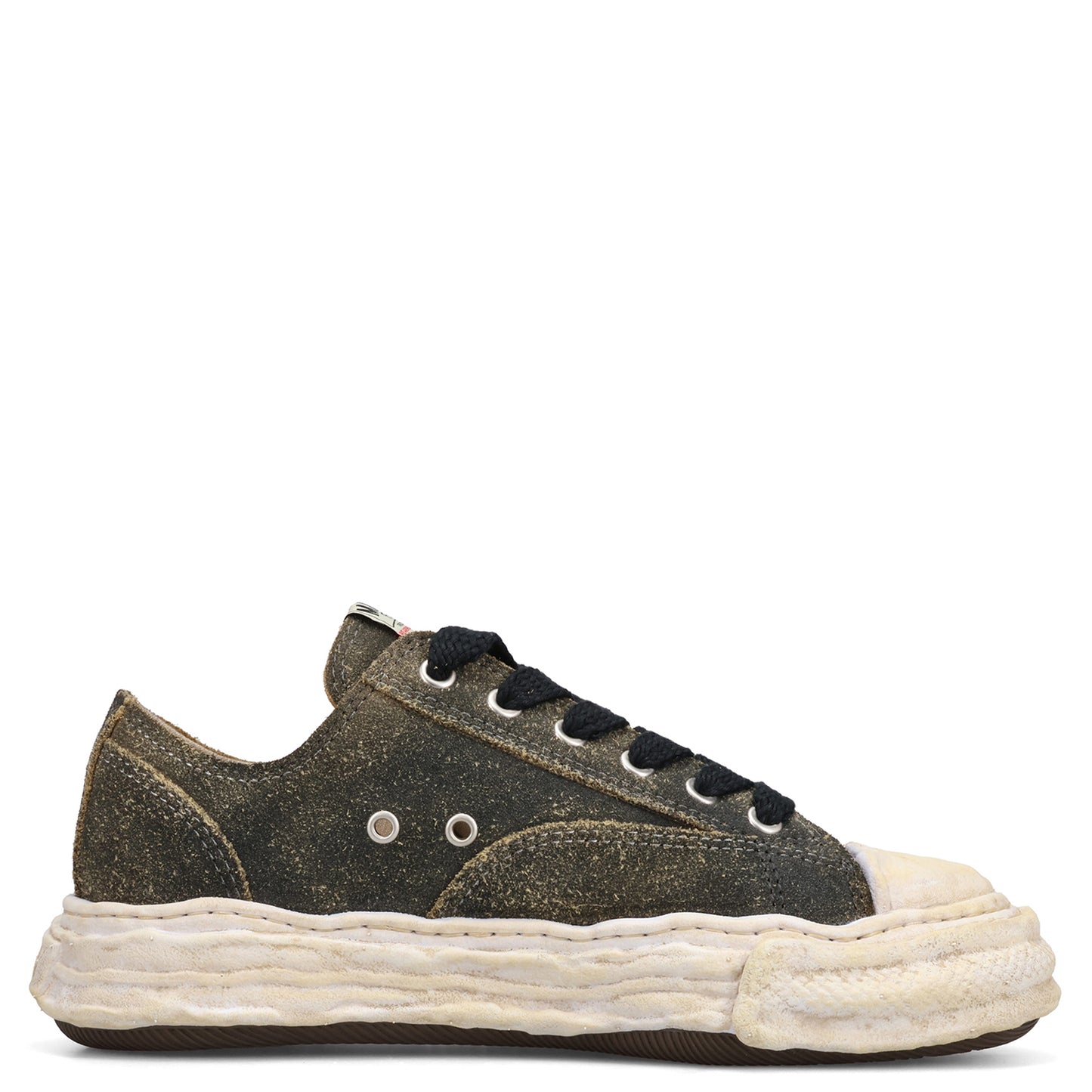 PETERSON 23 VINTAGE SUEDE LOW-TOP SNEAKER / 018:BLACK