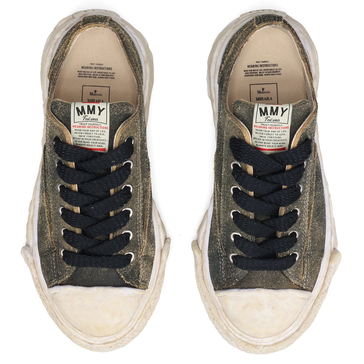 PETERSON 23 VINTAGE SUEDE LOW-TOP SNEAKER / 018:BLACK