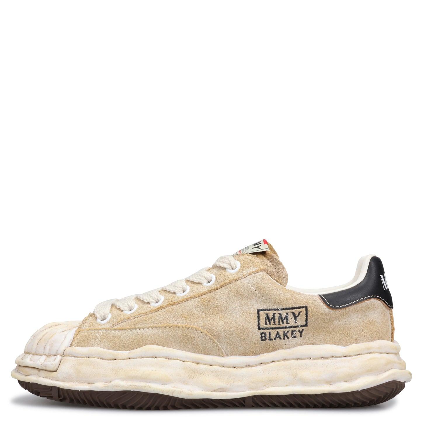 BLAKEY VINTAGE SUEDE LOW-TOP SNEAKER / 011:WHITE