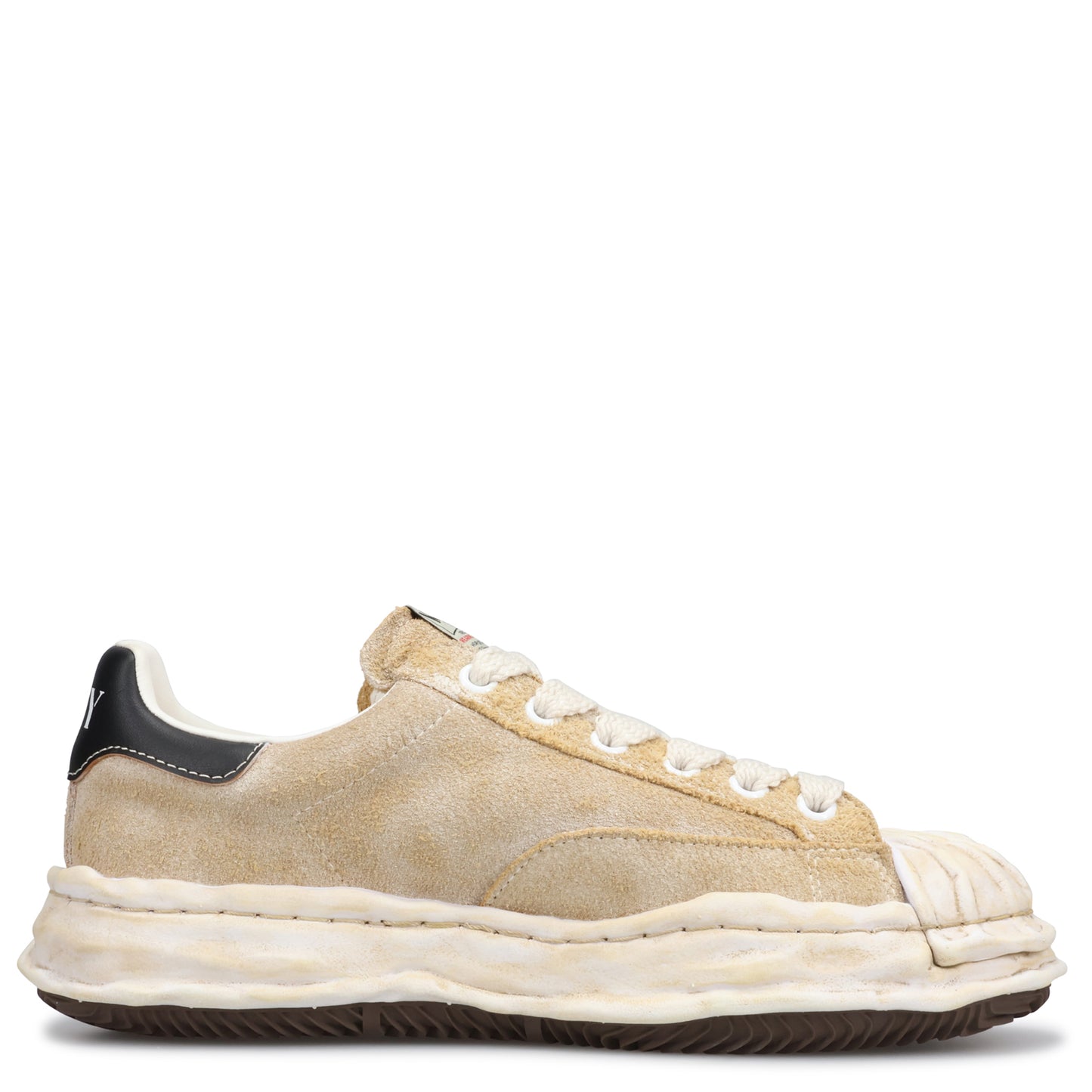 BLAKEY VINTAGE SUEDE LOW-TOP SNEAKER / 011:WHITE