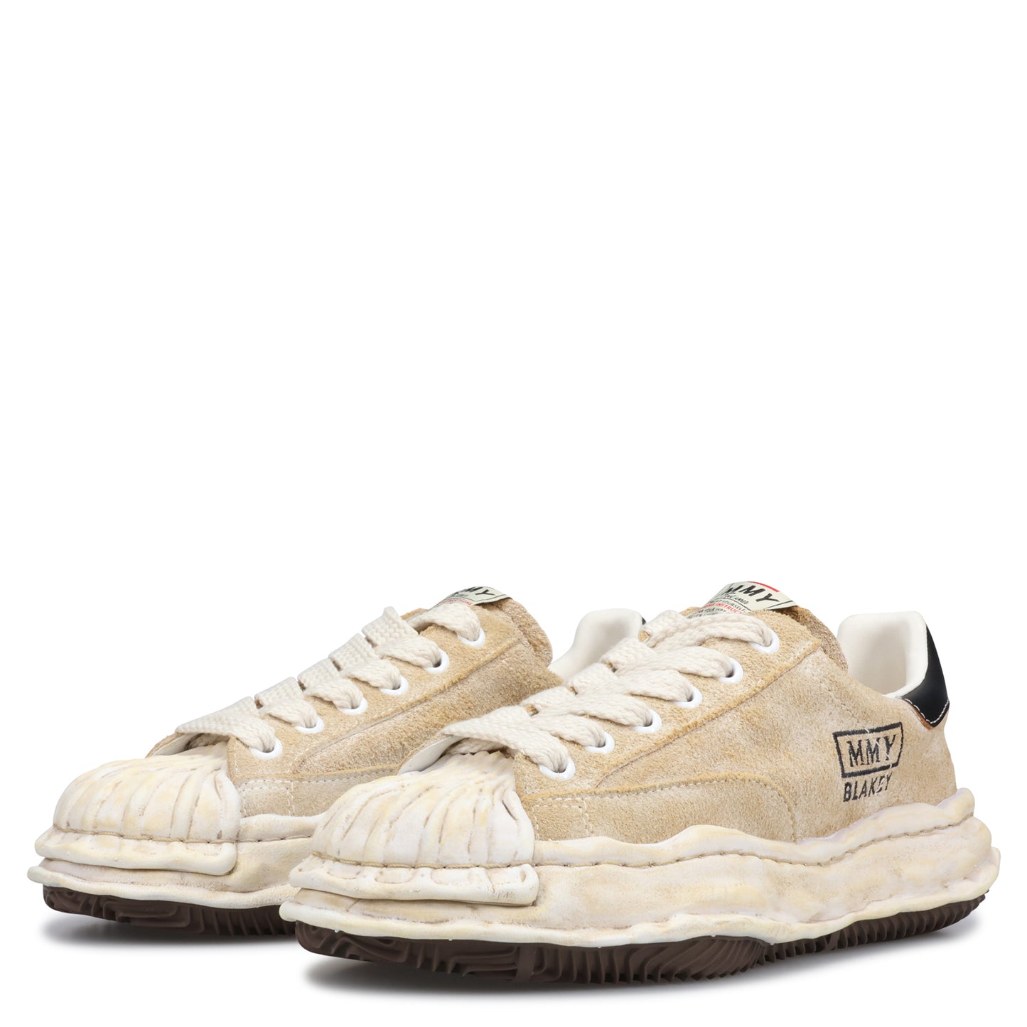 BLAKEY VINTAGE SUEDE LOW-TOP SNEAKER / 011:WHITE