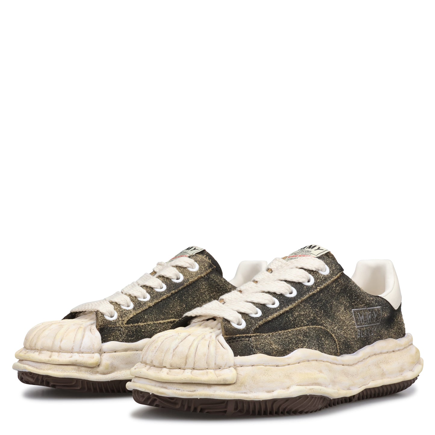 BLAKEY VINTAGE SUEDE LOW-TOP SNEAKER / 018:BLACK