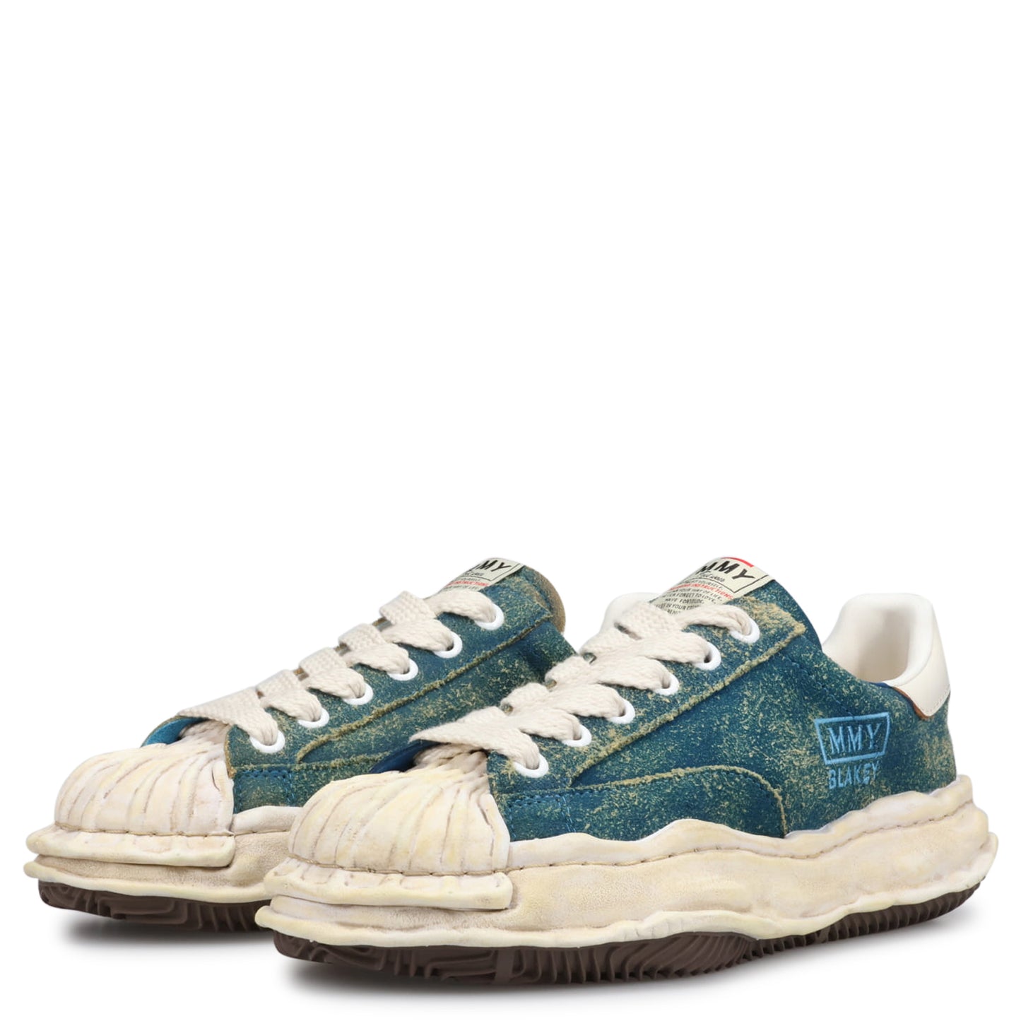 BLAKEY VINTAGE SUEDE LOW-TOP SNEAKER / 026:BLUE