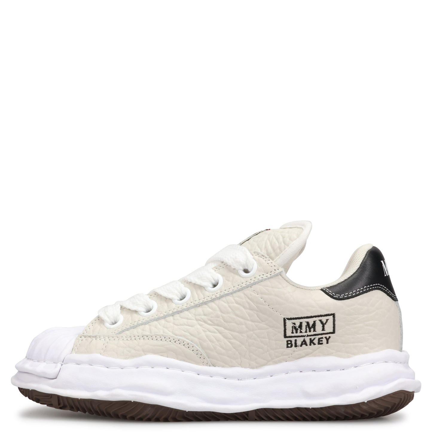 BLAKEY PUFFER MONSTER LEATHER LOW-TOP SNEAKER / 011:WHITE