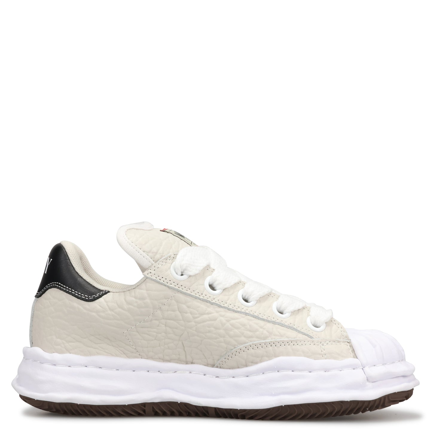 BLAKEY PUFFER MONSTER LEATHER LOW-TOP SNEAKER / 011:WHITE