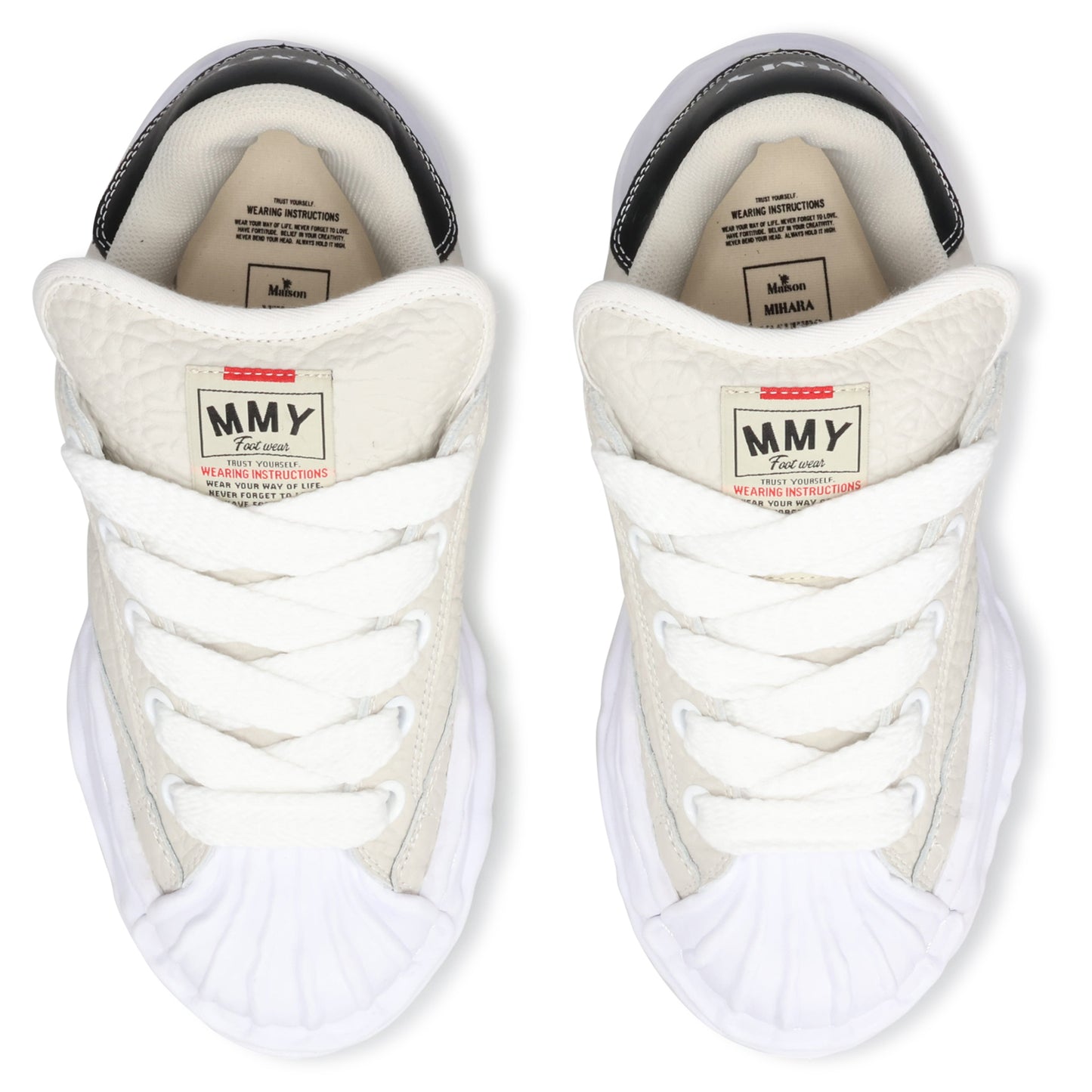 BLAKEY PUFFER MONSTER LEATHER LOW-TOP SNEAKER / 011:WHITE