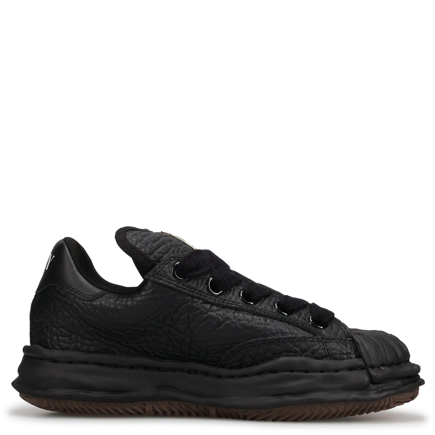 BLAKEY PUFFER MONSTER LEATHER LOW-TOP SNEAKER / 129:BLACK/BLACK