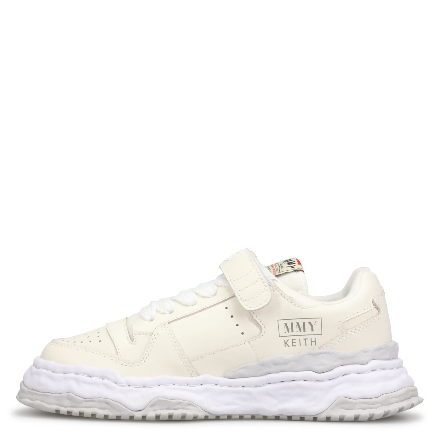 KEITH LEATHER LOW-TOP SNEAKER / 011:WHITE