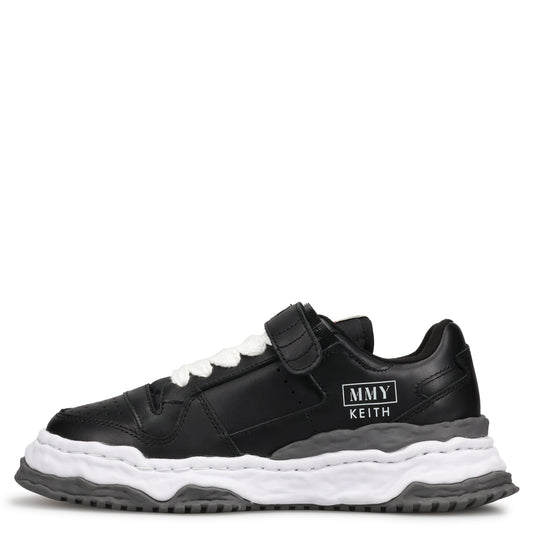 KEITH LEATHER LOW-TOP SNEAKER / 018:BLACK