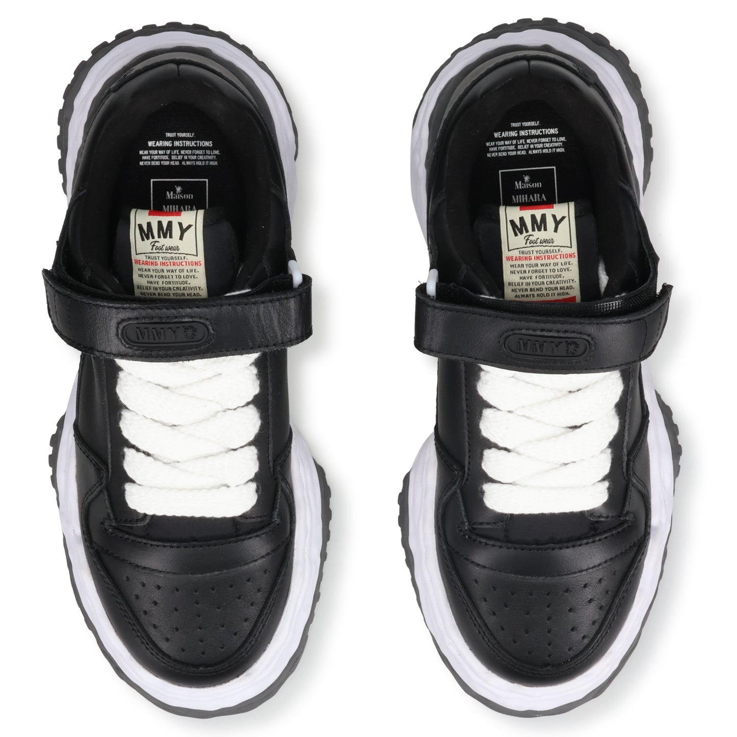 KEITH LEATHER LOW-TOP SNEAKER / 018:BLACK