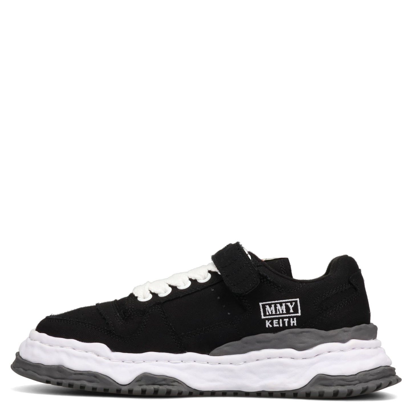KEITH ORIGINAL SOLE CANVAS LOW-TOP SNEAKER / BLACK