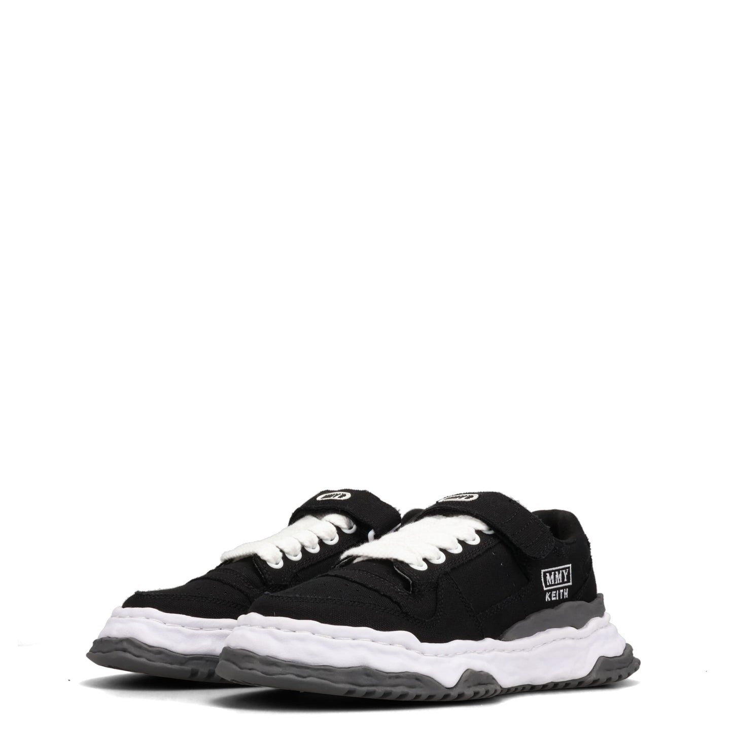 KEITH ORIGINAL SOLE CANVAS LOW-TOP SNEAKER / BLACK