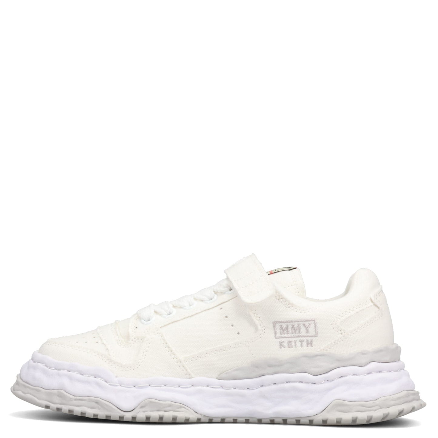 KEITH ORIGINAL SOLE CANVAS LOW-TOP SNEAKER / WHITE