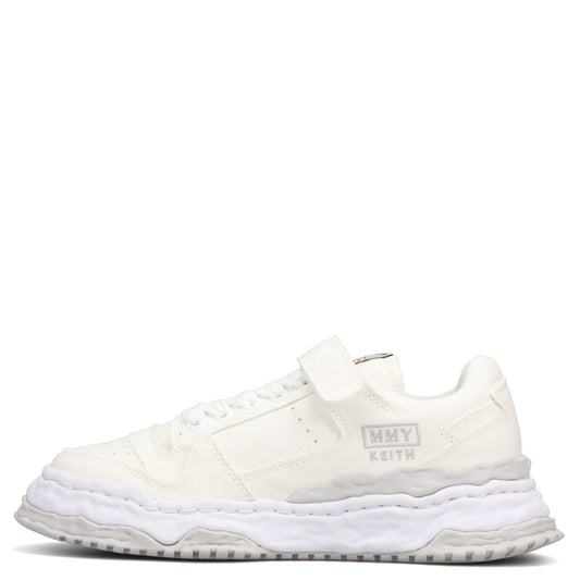 KEITH ORIGINAL SOLE CANVAS LOW-TOP SNEAKER / WHITE