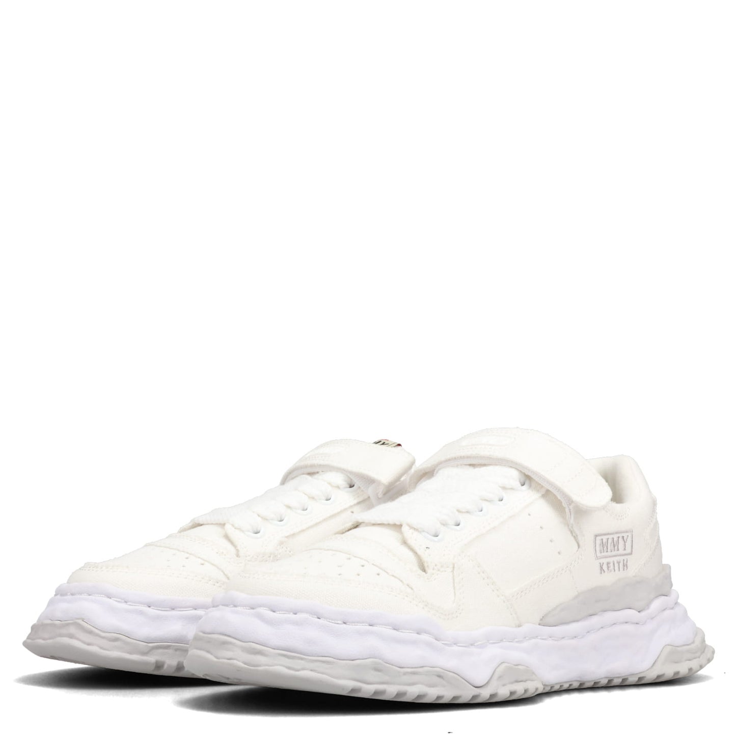KEITH ORIGINAL SOLE CANVAS LOW-TOP SNEAKER / WHITE