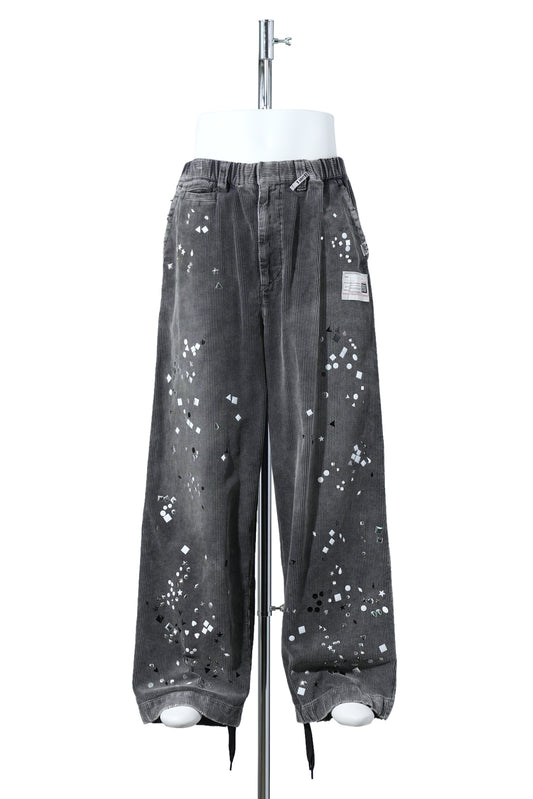 CORDUROY TROUSERS / BLACK