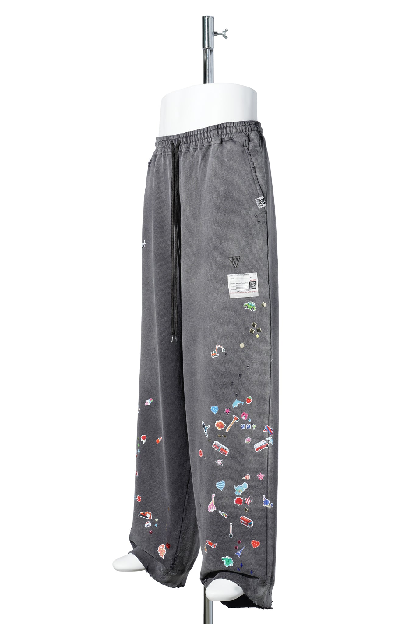 "GR8 EXCLUSIVE" SUN FADED PANTS / BLACK