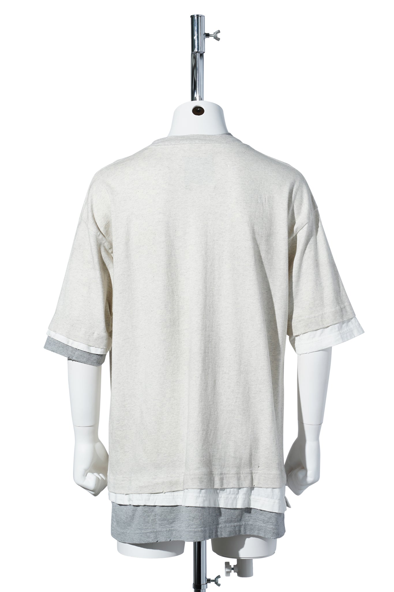 TRIPLE LAYERED TEE / WHITE