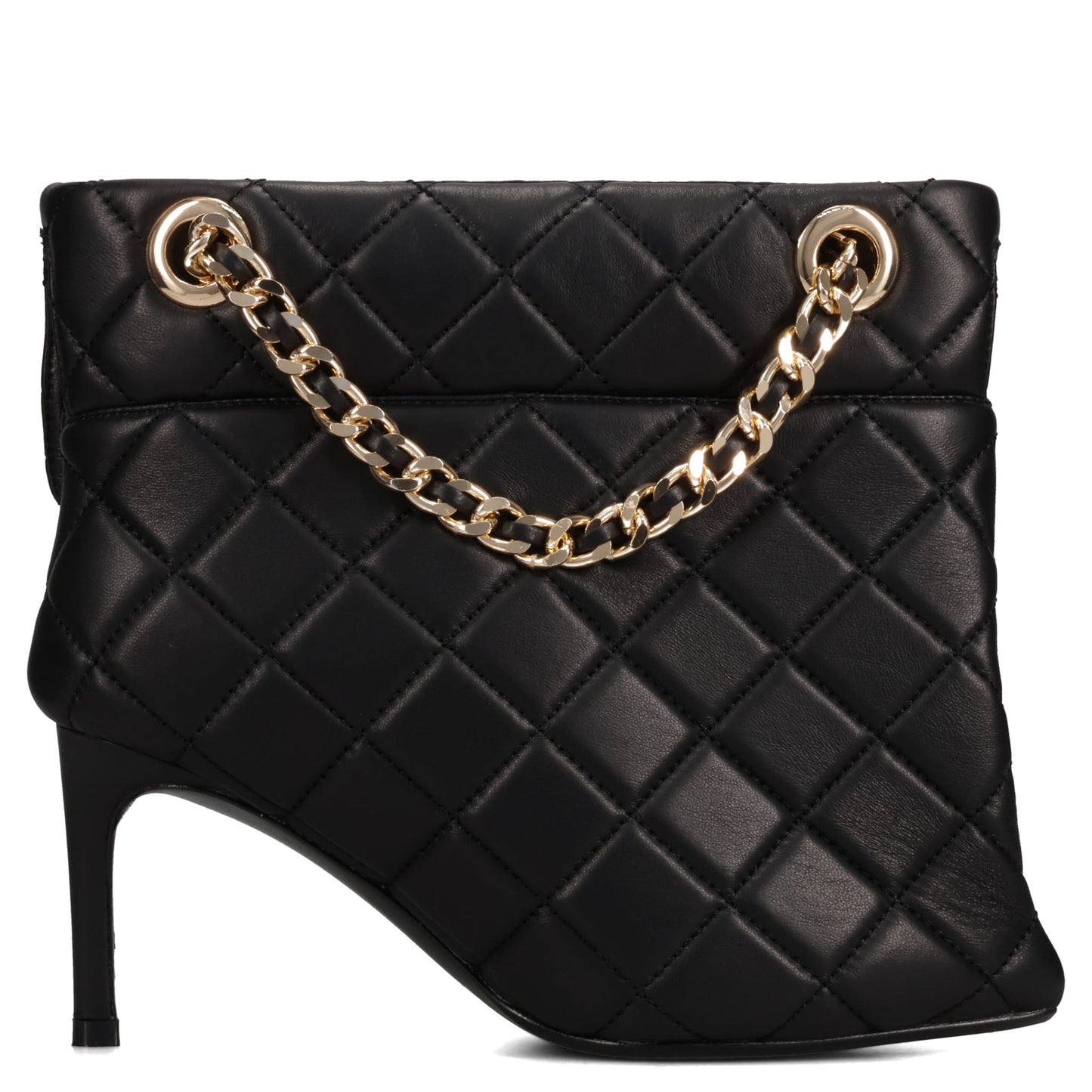 CHAIN BAG BOOTS / 018:BLACK