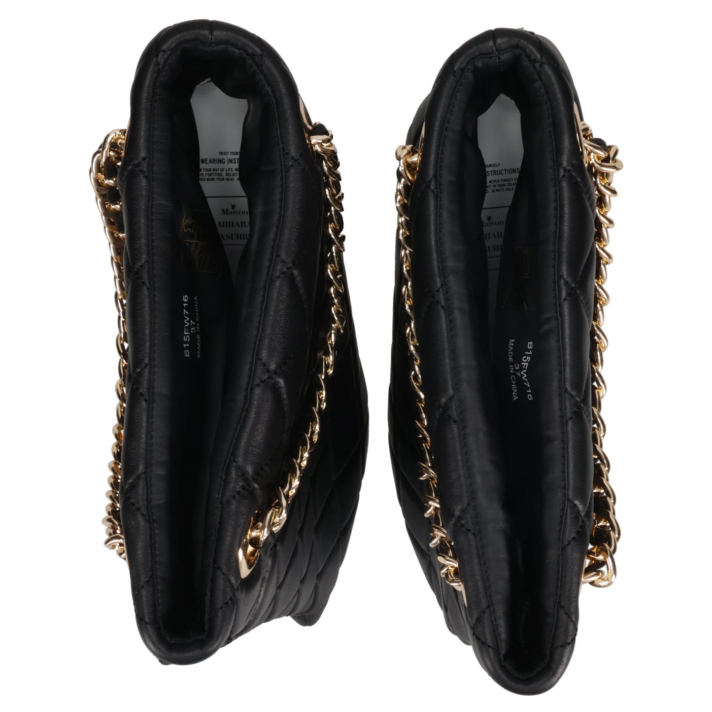 CHAIN BAG BOOTS / 018:BLACK