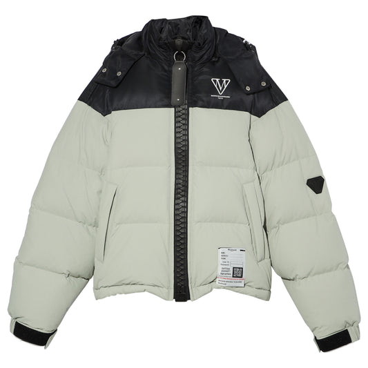 OVERESIZED DOWN BLOUSON / GRAY