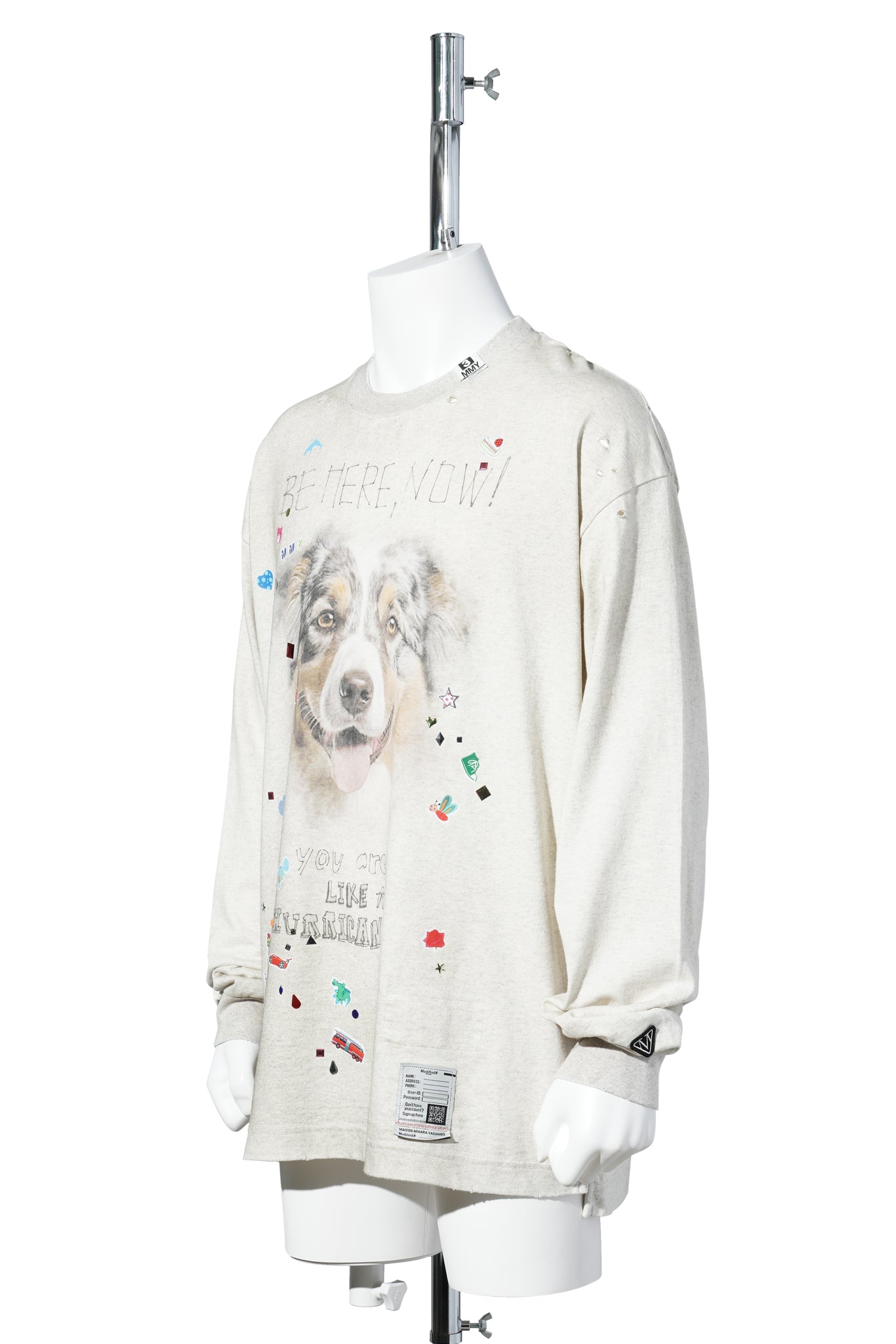 "GR8 EXCLUSIVE" EMBELLISHDISTRESS LT / GRAY