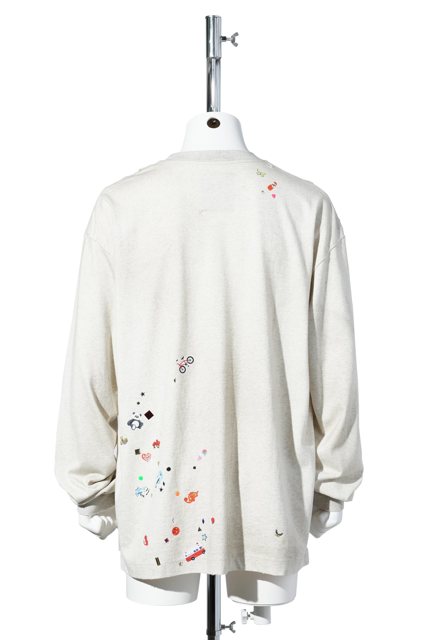 "GR8 EXCLUSIVE" EMBELLISHDISTRESS LT / GRAY