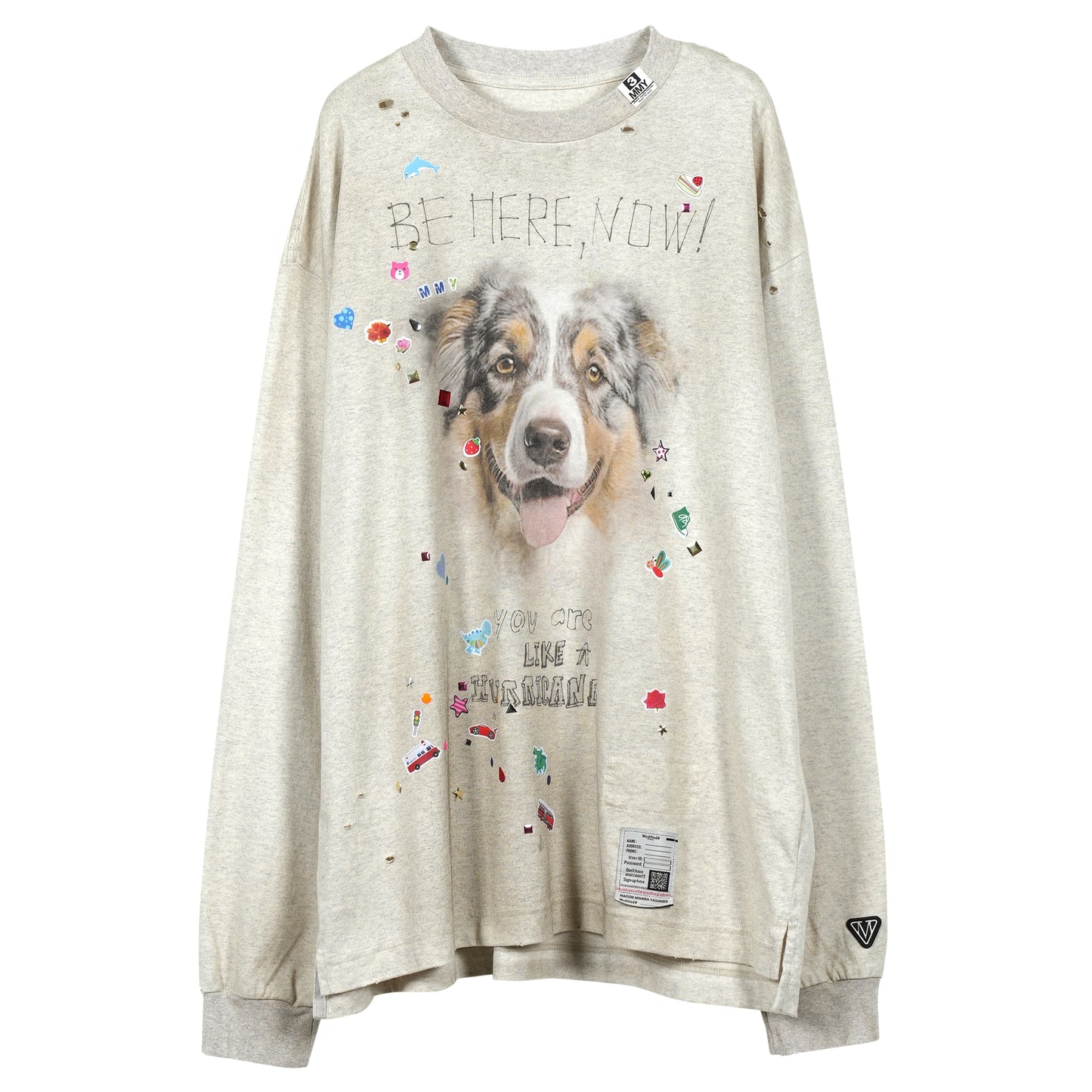 "GR8 EXCLUSIVE" EMBELLISHDISTRESS LT / GRAY