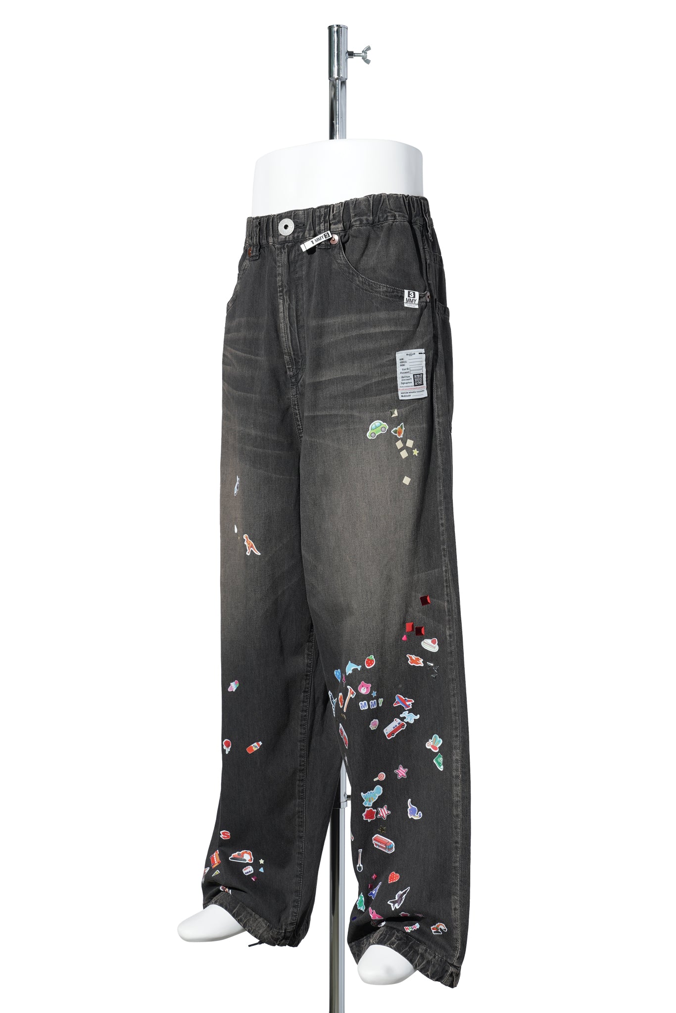 "GR8 EXCLUSIVE" LIGHT WIDE JEANS / BLACK